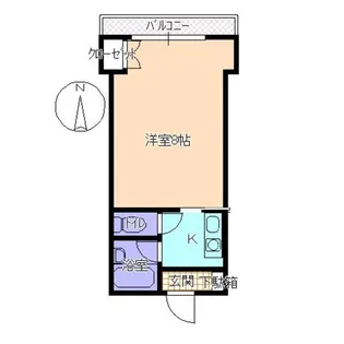 クレステートKOSAKA【2階】の間取り