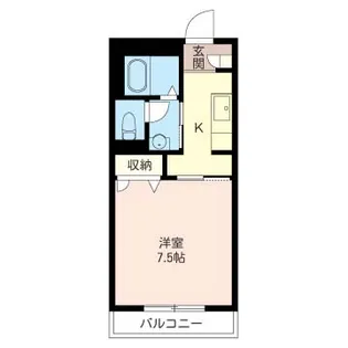 Weiβ Buhne(ヴァイスビューネ)【3階】の間取り