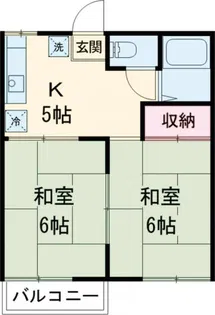 コーポミユキ【2階】の間取り