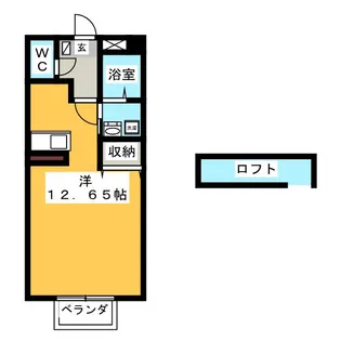 SHALLOWII【1階】の間取り