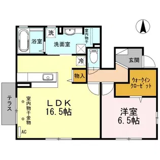 ピッコロ システィーノ【1階】の間取り