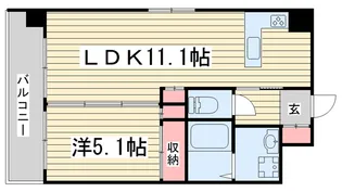 シルエラ御所南【1階】の間取り