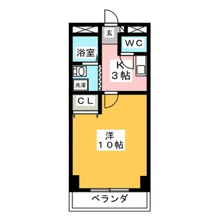FEIN 河八【3階】の間取り
