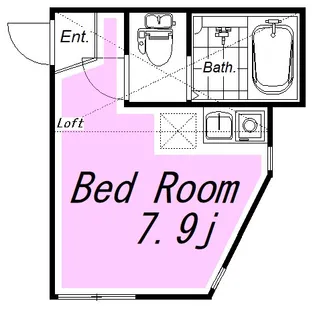 ユナイト八景トリパティーの杜【2階】の間取り