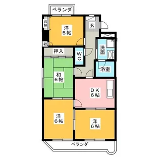 シャトレー ミュ-ズ【3階】の間取り