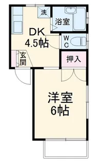 ホワイトウッドA【2階】の間取り