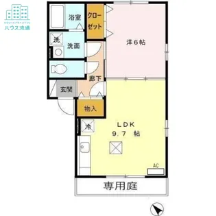 スカイコート大村 B棟【1階】の間取り