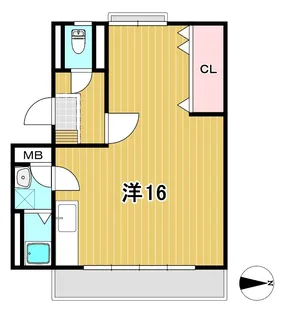 海野ビル【2階】の間取り