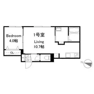 リーサ苗穂駅前【4階】の間取り