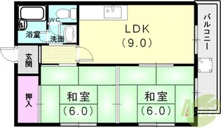 サンフローレ千代ヶ丘【3階】の間取り