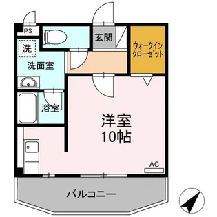 メゾン トルヴェール【1階】の間取り