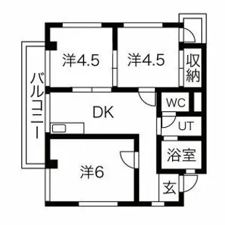 レジデンスTM【3階】の間取り
