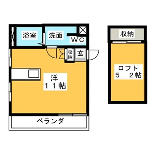 Villa Lina【2階】の間取り