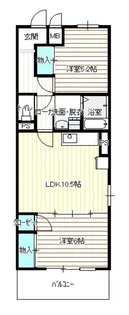 ソレアードII【4階】の間取り