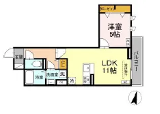セレスティア小豆沢【3階】の間取り