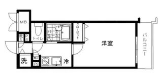 フェニックス高田馬場弐番館【1階】の間取り