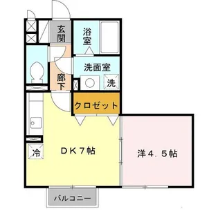 シンコーモナリエ【2階】の間取り