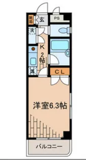 ビレッジコア八王子【2階】の間取り