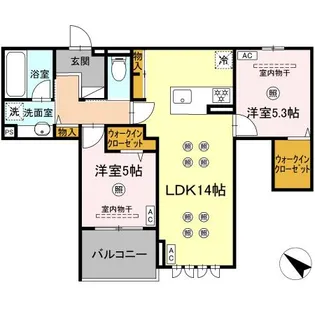 スリール・コート【2階】の間取り