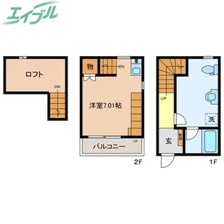 コーディエライト【1階】の間取り