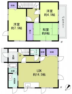 広島県広島市安佐南区川内5【一戸建】の間取り