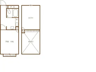 パルコーポ金井【2階】の間取り