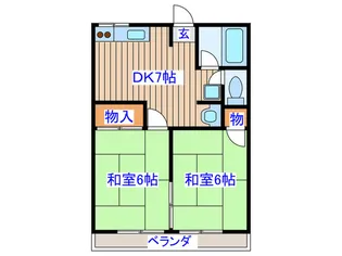 メモリーハイツ【2階】の間取り