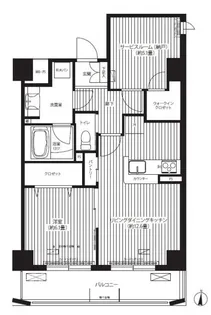 埼玉県さいたま市浦和区常盤9【マンション】の間取り