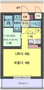 コルトーナ壱番館【2階】の間取り