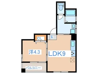 Ensoleille Tsukishima【2階】の間取り