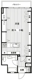 秀和神宮レジデンス【3階】の間取り