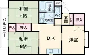 チェリーヒルズ【2階】の間取り