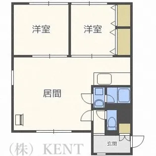 コーポみやび【2階】の間取り