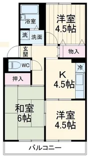 プラムワン【2階】の間取り