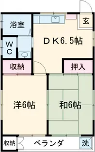 カーサクリハラ【2階】の間取り