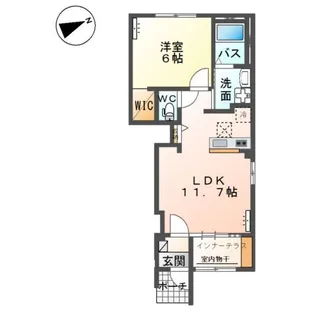 ディア・プリムローズ【1階】の間取り