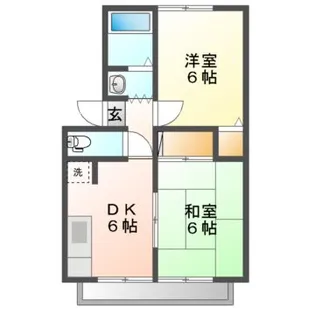 グリーンヒル【2階】の間取り