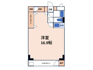 宮リバーハイツ【6階】の間取り