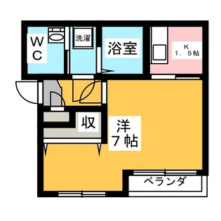 KシャトレーII【1階】の間取り