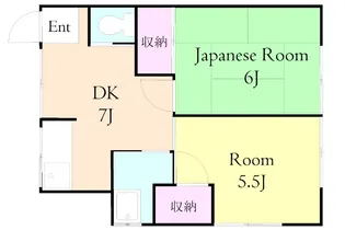 セブンミニマンション【1階】の間取り