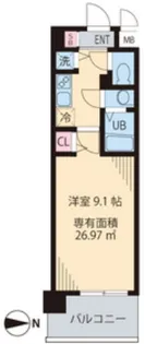 グラン リジエール【4階】の間取り