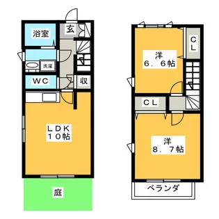 神奈川県横浜市戸塚区上矢部町【一戸建】の間取り