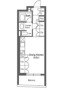 ストーリア神宮前【3階】の間取り