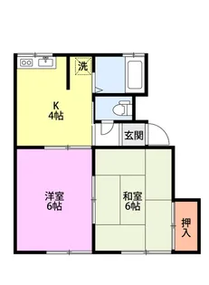 ハイツMK【2階】の間取り
