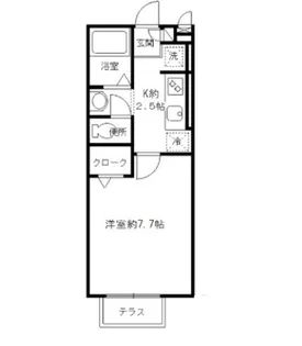 ジョリメゾン【2階】の間取り