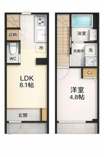 MOK-TERRACE大泉学園【1階】の間取り