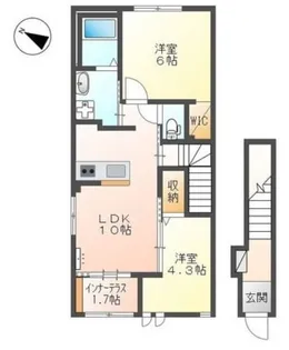 Soleil.Kay【2階】の間取り