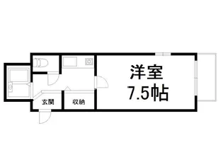 ドーリア西院【4階】の間取り
