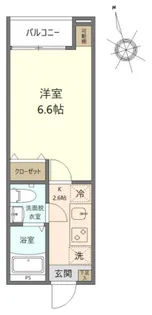 エクセラン仲六郷【2階】の間取り