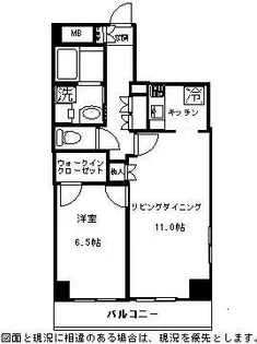 エコロジー新小岩レジデンス【6階】の間取り